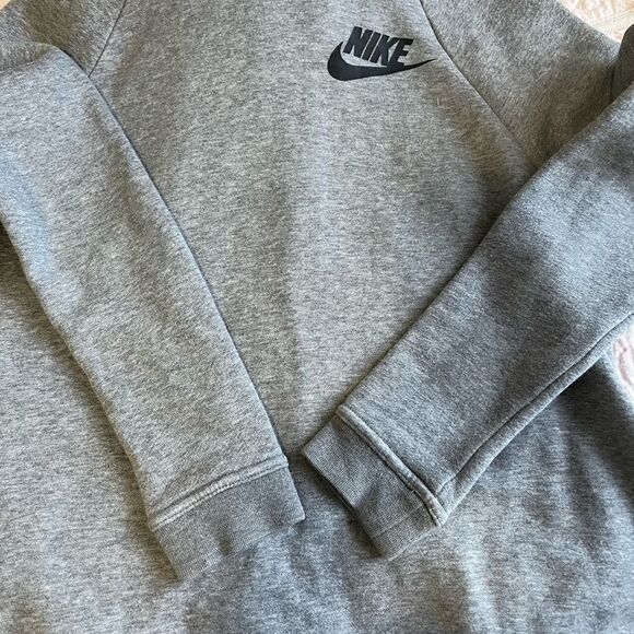 Nike Gray Cowl Neck Women Hoodie Size  S - Picture 6 of 7